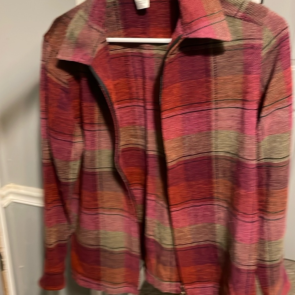 Ladies plaid jacket
